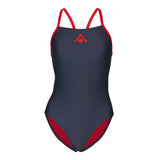 Aquasphere Swimsuit Essential Fly Back Dark Grey/Red