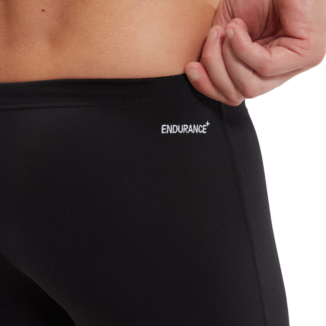 Speedo Mens Hyperboom Panel Aquashort Black/USA Charcoal/White