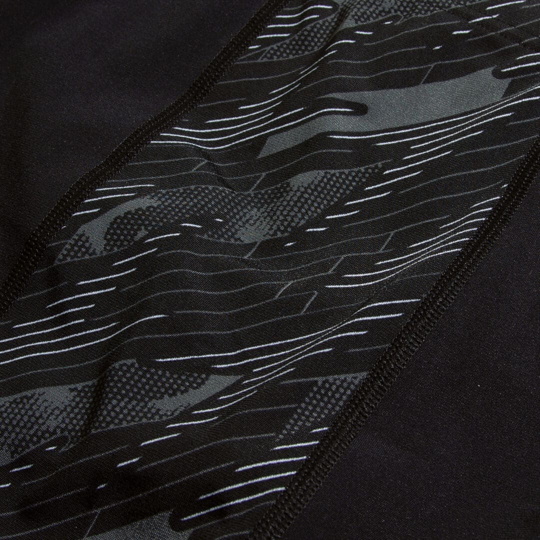 Speedo Mens Hyperboom Panel Aquashort Black/USA Charcoal/White