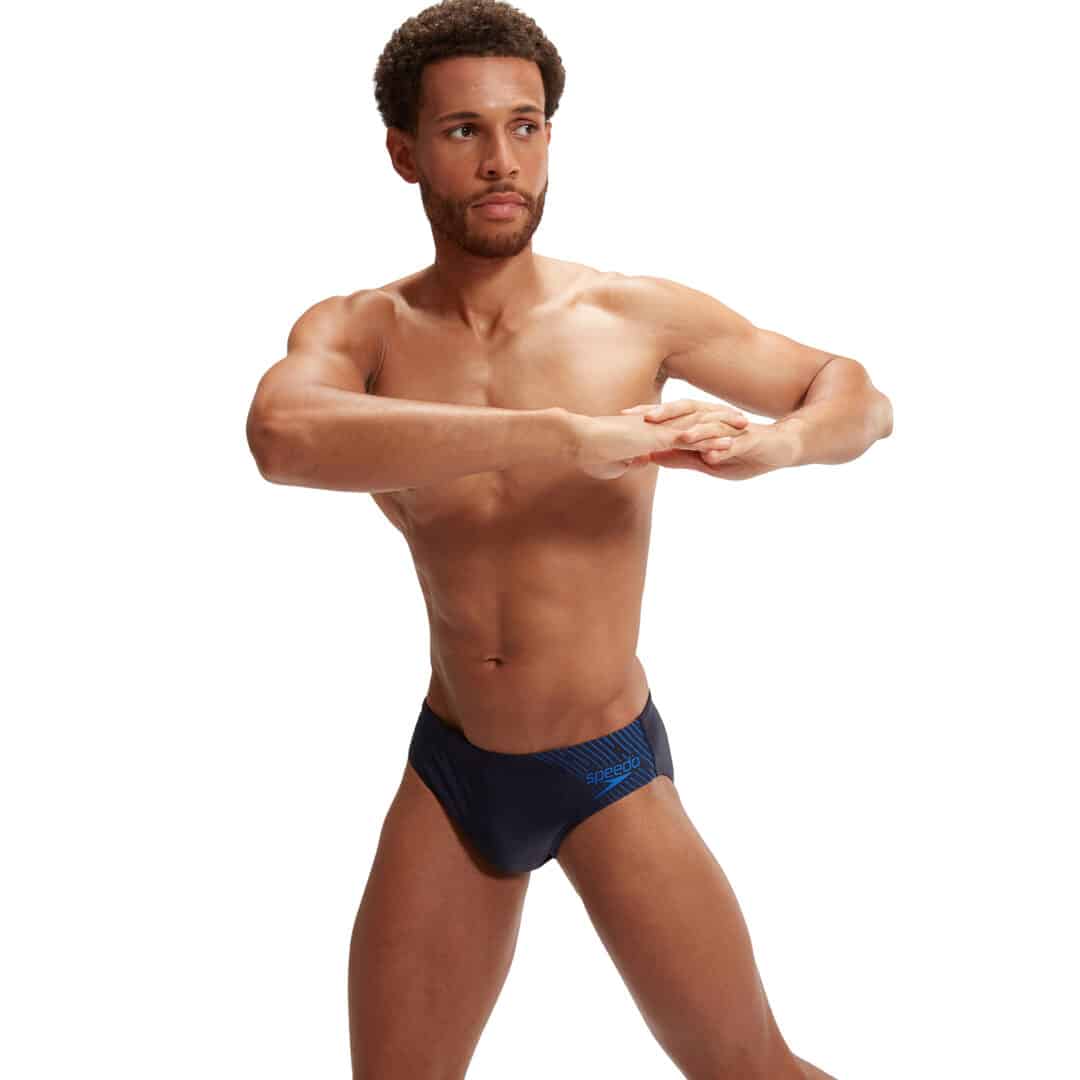 Speedo Herren Medley Logo 7cm Slip True Navy / True Cobalt