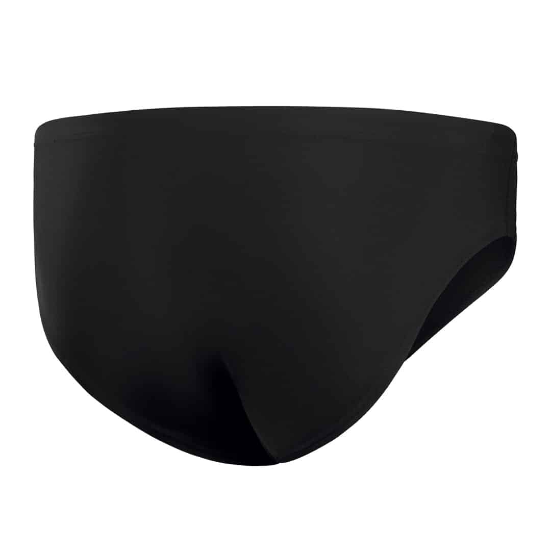 Speedo Mens Medley Logo 7cm Brief Black / USA Charcoal