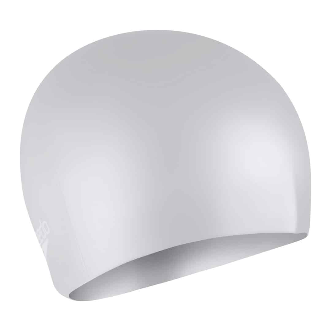 Speedo Lang Haar Badmuts Zilver