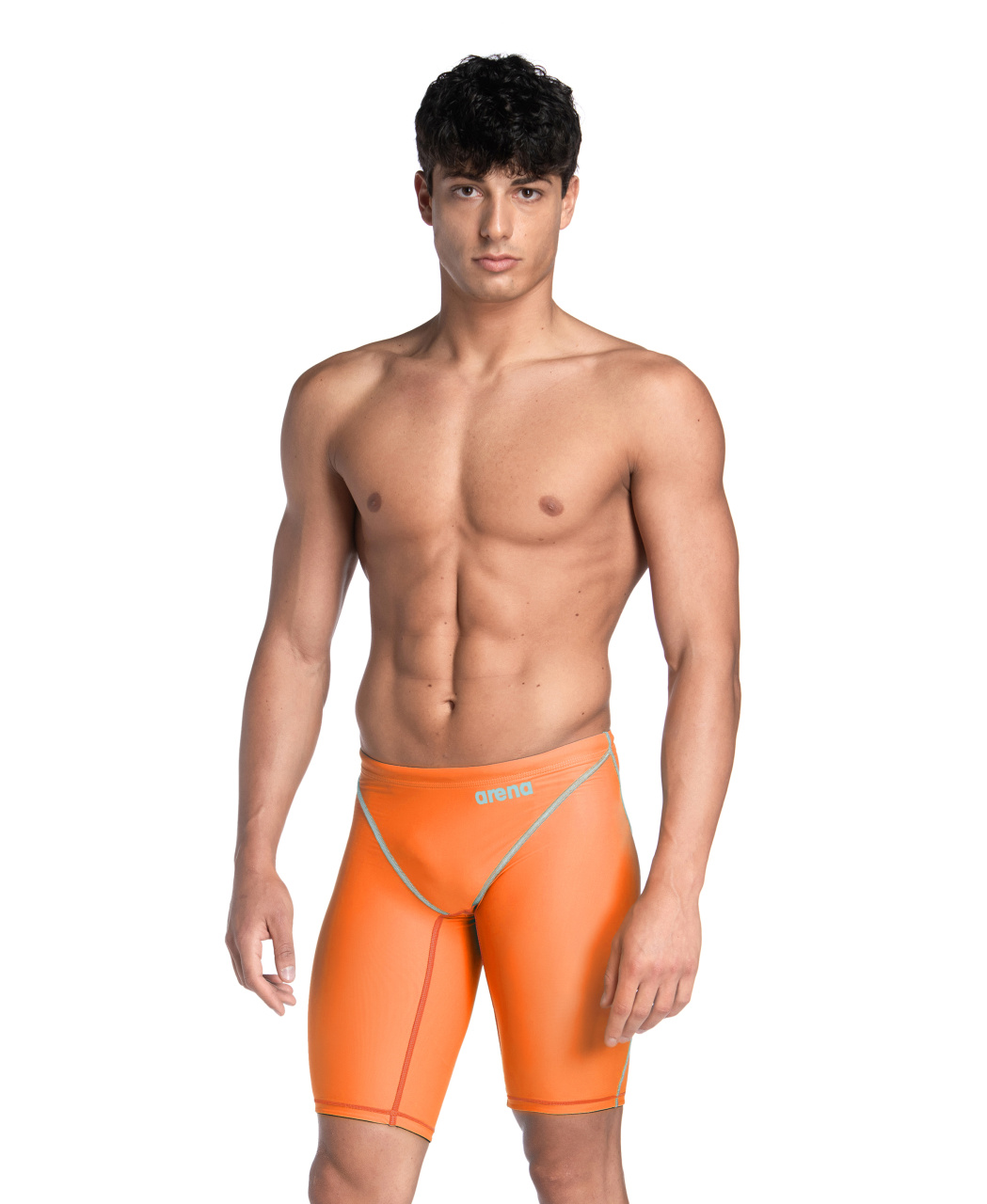 Arena Wettkampfjammer Powerskin ST Next LE Orange/Teal