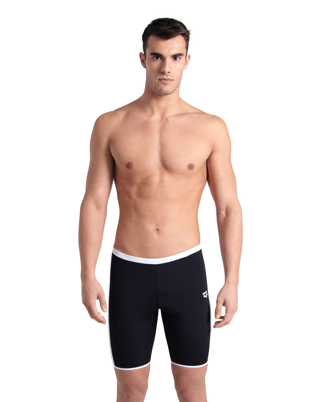 Arena Badehose Jammer Icons Solid Schwarz