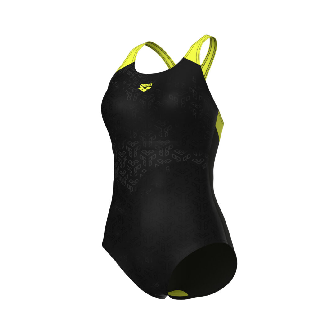 Arena Badpak Monogram Controlpro Low LB Zwart-Zacht Groen