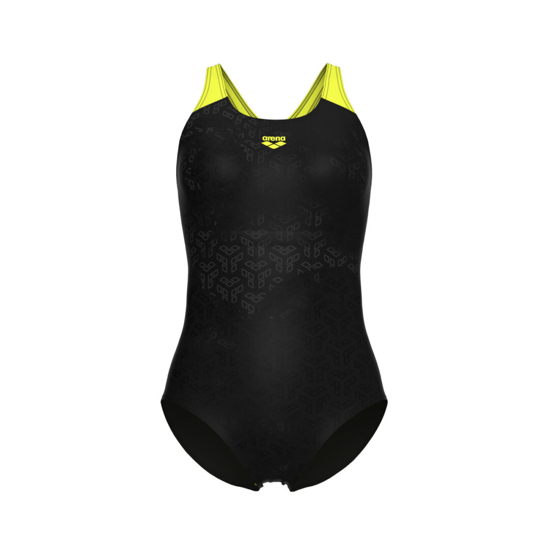 Arena Badpak Monogram Controlpro Low LB Zwart-Zacht Groen