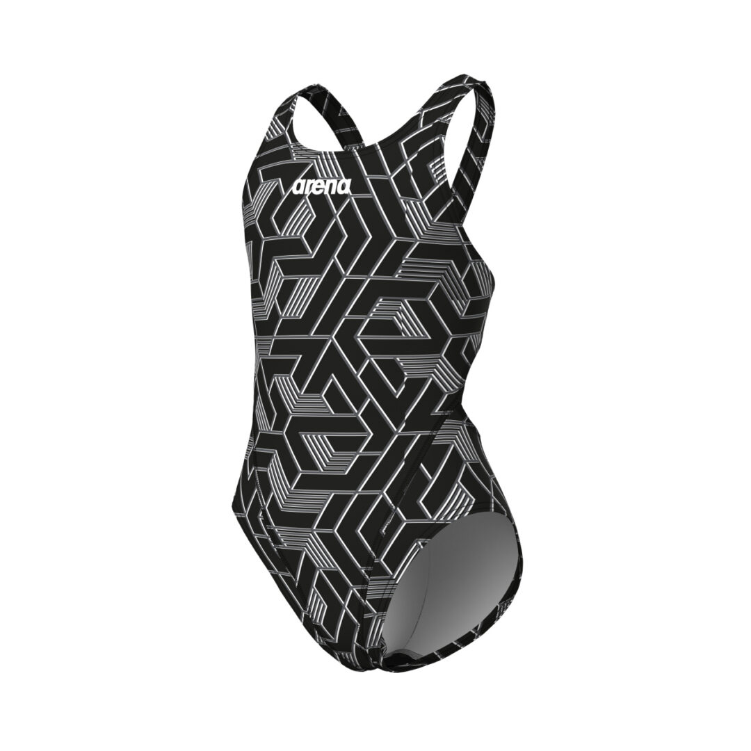 Arena Mädchen Badeanzug Escape Swim Tech L Team Schwarz