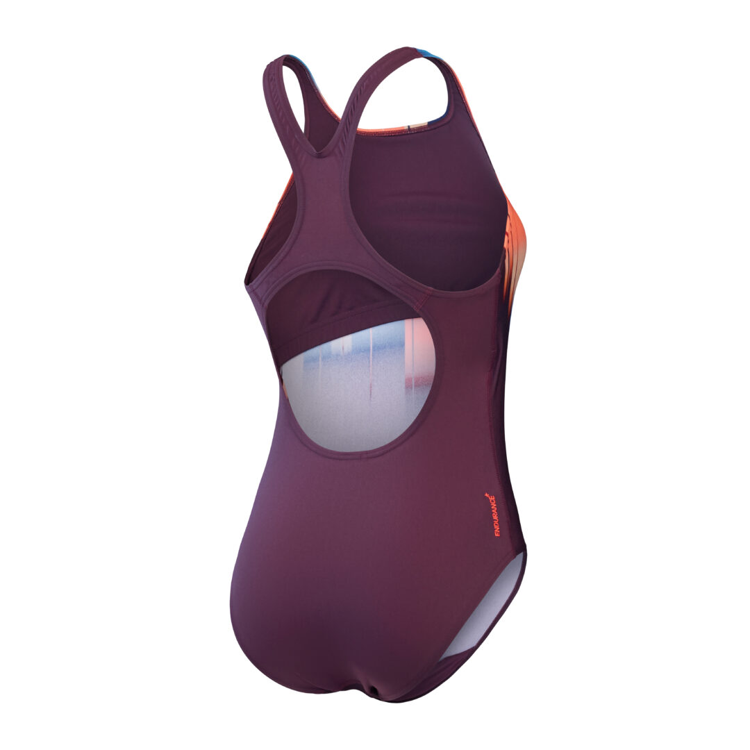 Speedo Badeanzug Digital Printed Medalist Lila/Orange/Multi
