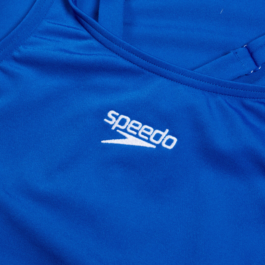 Speedo Lang Lichaam Badpak Endurance+ V Back Blauw