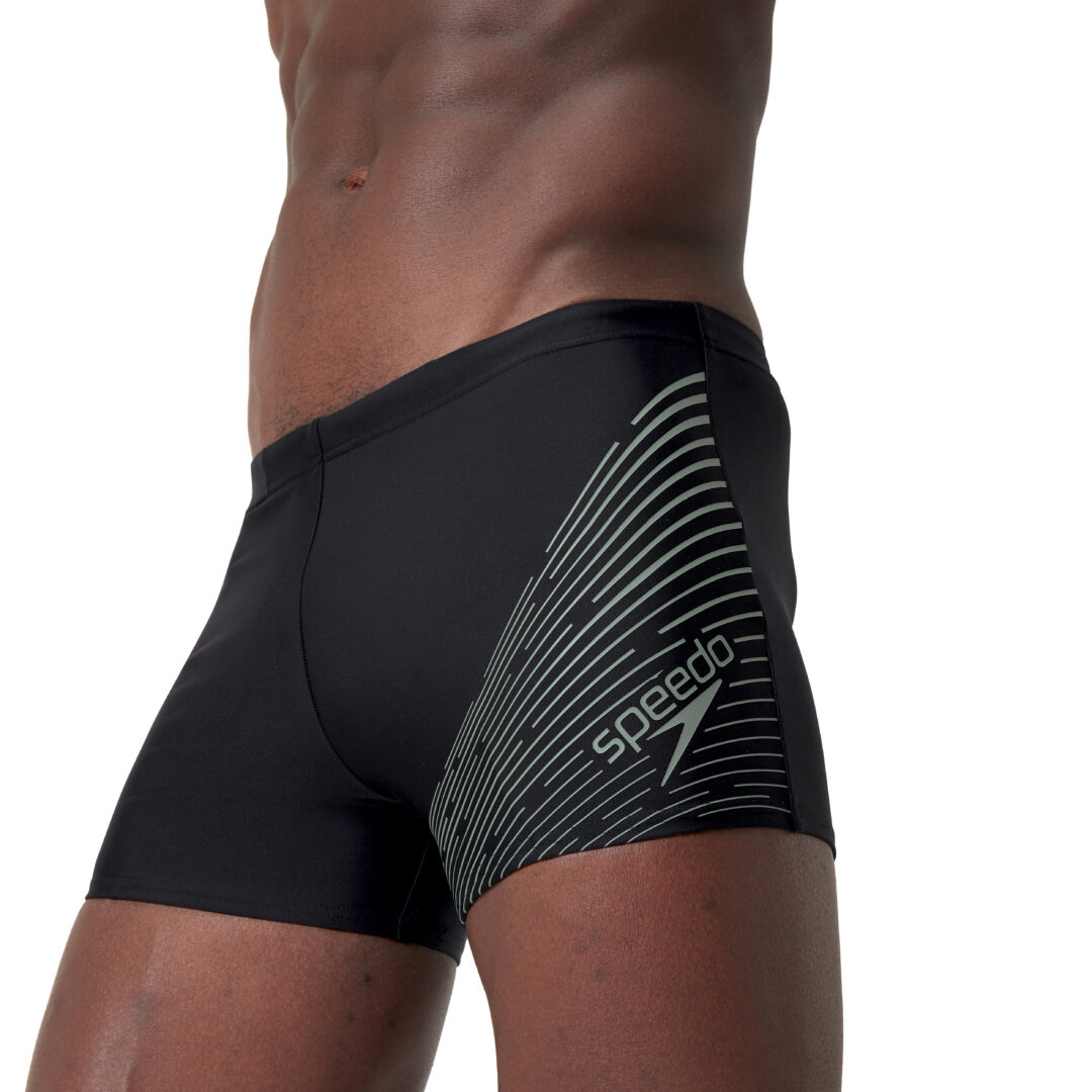 Speedo Zwemboxer Medley Logo Zwart/Groen