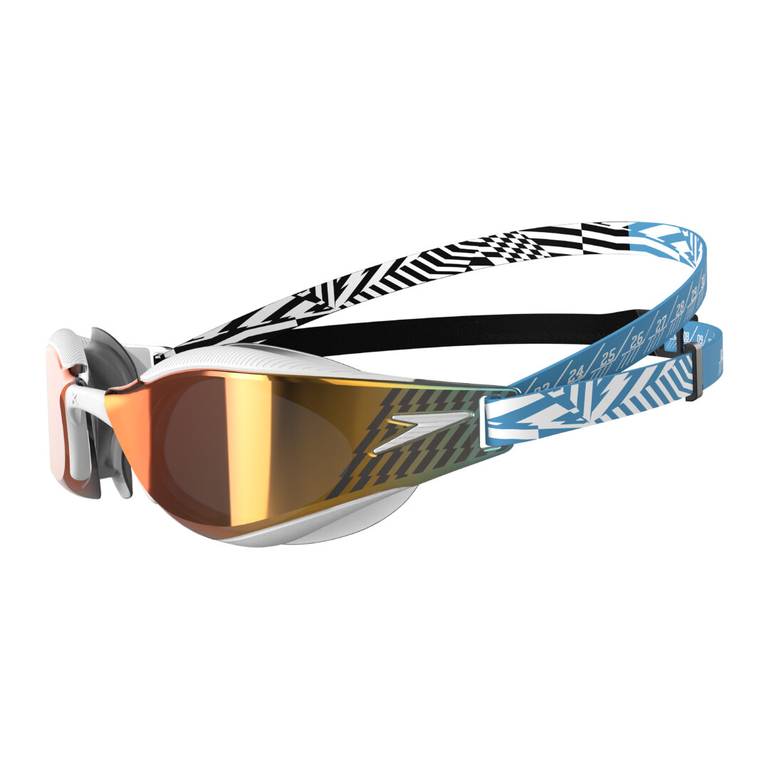 Speedo Zwembril Fastskin Hyper Elite Mirror Blauw/Zwart