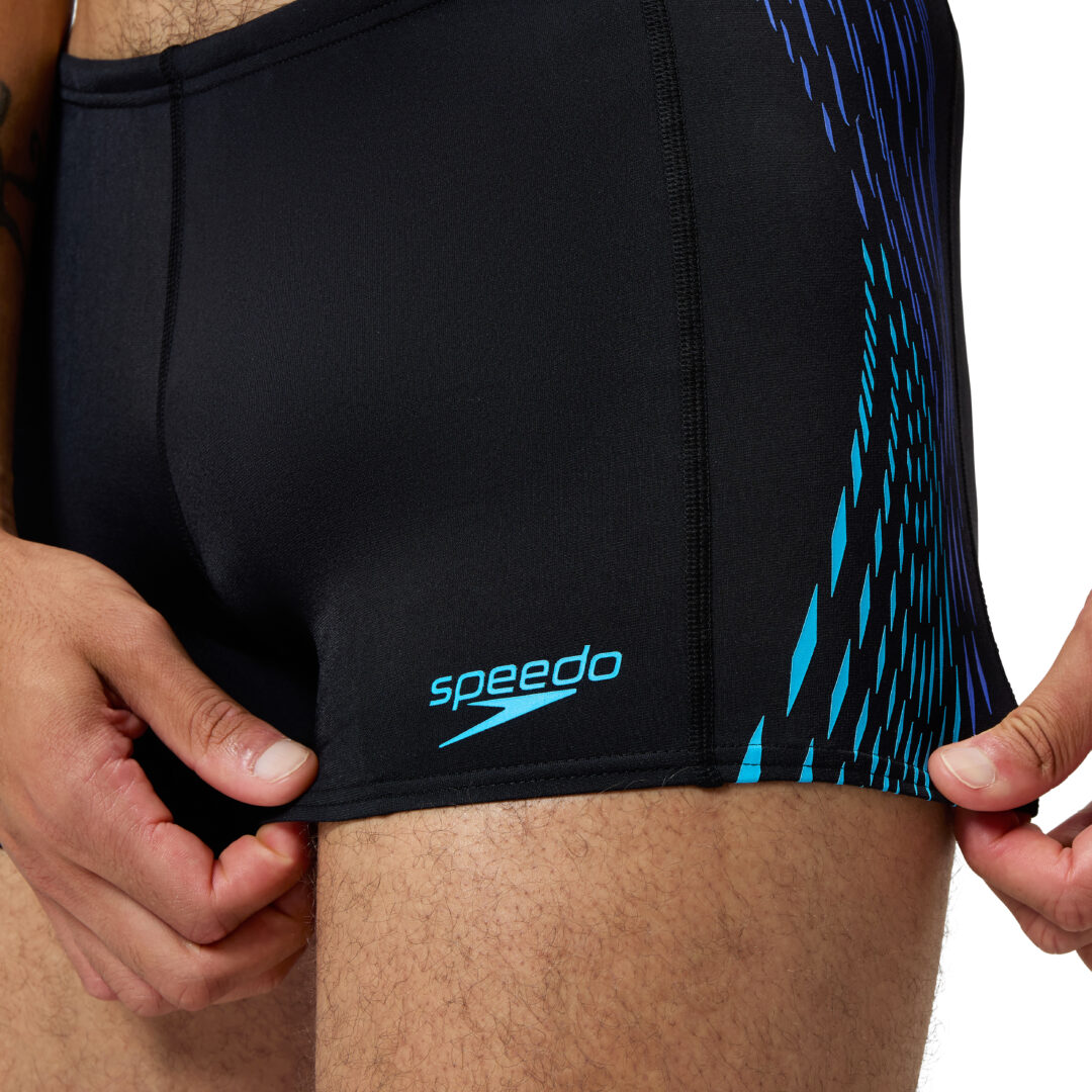 Speedo Zwemboxer Tech Panel Zwart / Blauw