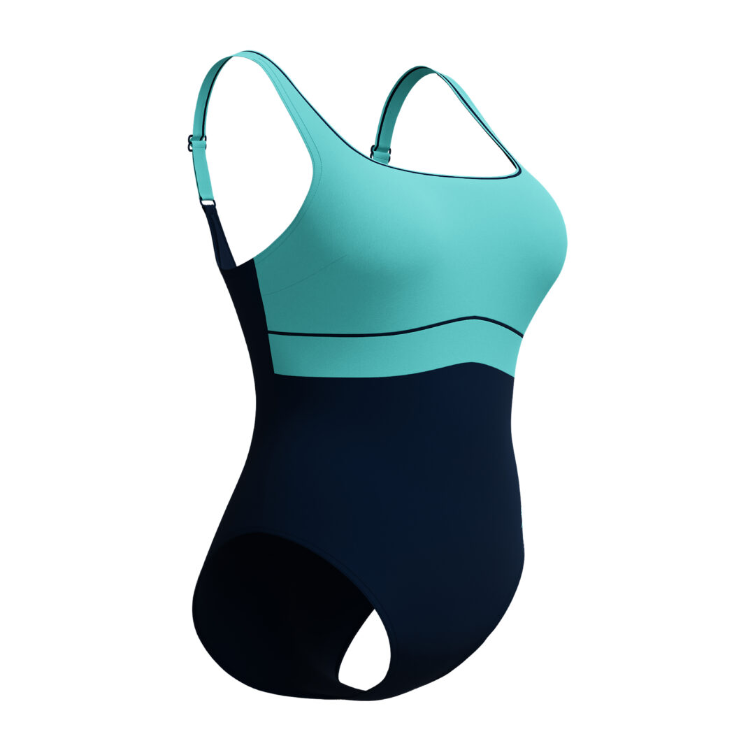 Speedo Corrigerend badpak ContourEclipse Navy/Blauw