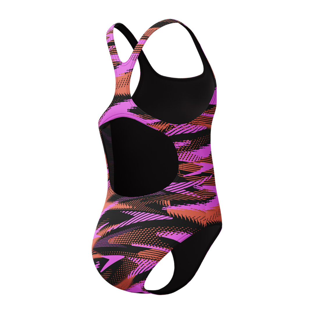 Speedo Meisjes Badpak HyperBoom Allover Medalist Paars