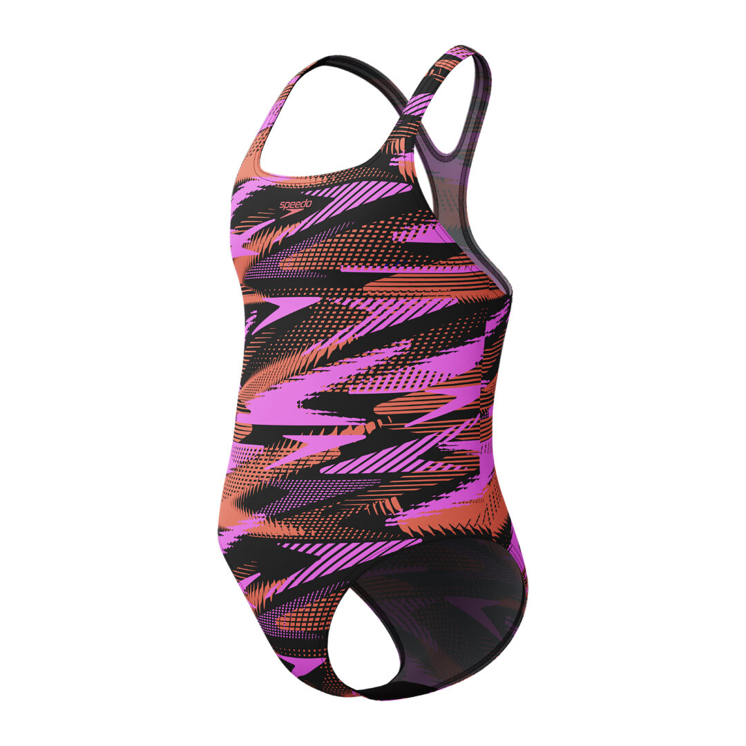 Speedo Meisjes Badpak HyperBoom Allover Medalist Paars
