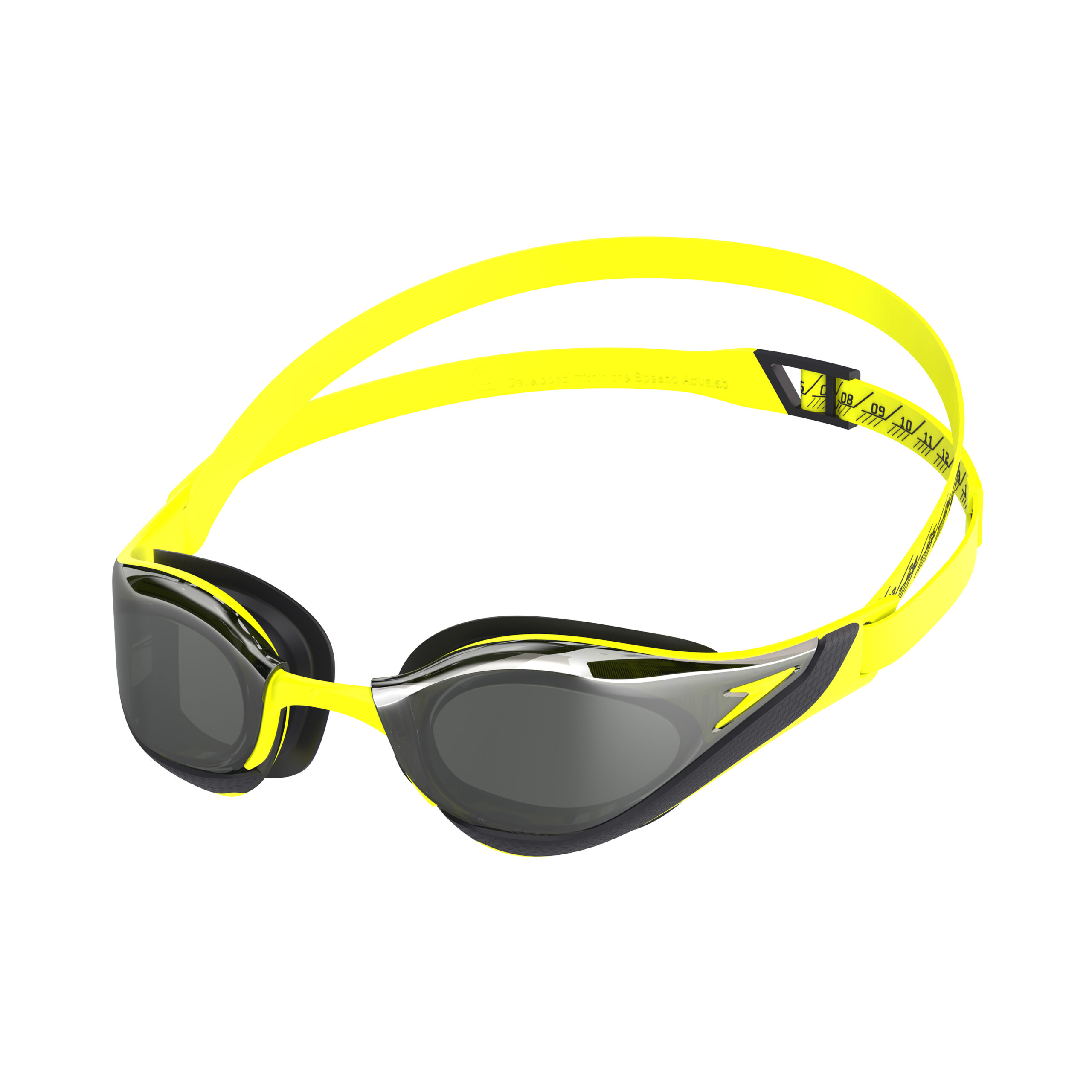 Speedo Zwembril Fastskin Pure Focus Smoke Geel