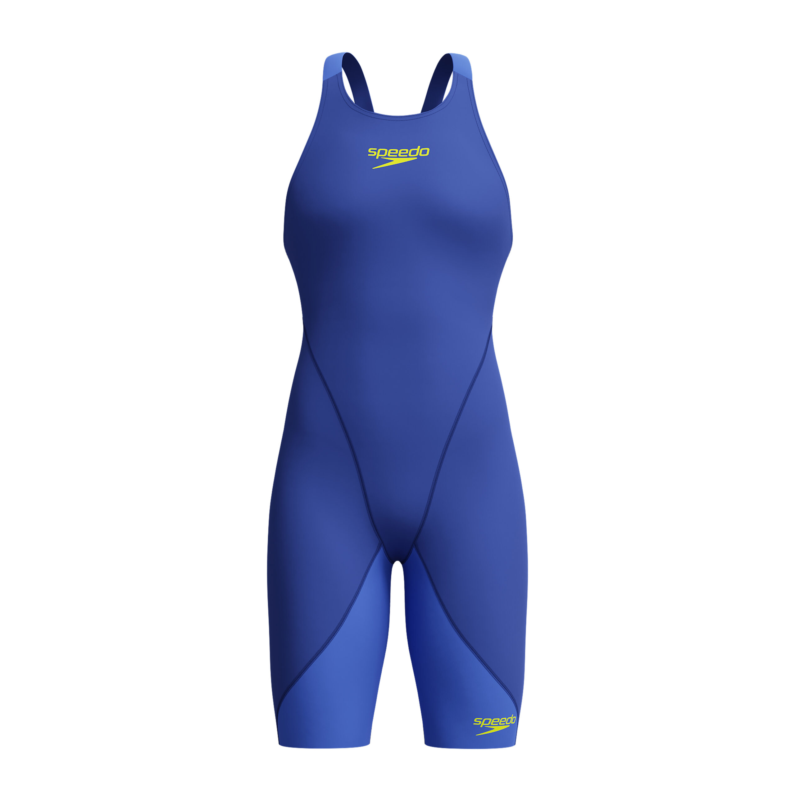 Speedo Meisjes Wedstrijd Badpak LZR Ignite Kneeskin Blauw