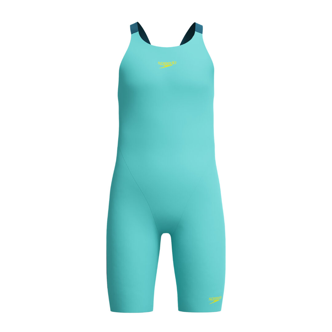 Speedo Mädchen Wettkampfanzug Fastskin Endurance+ Max Openback Kneeskin Mint