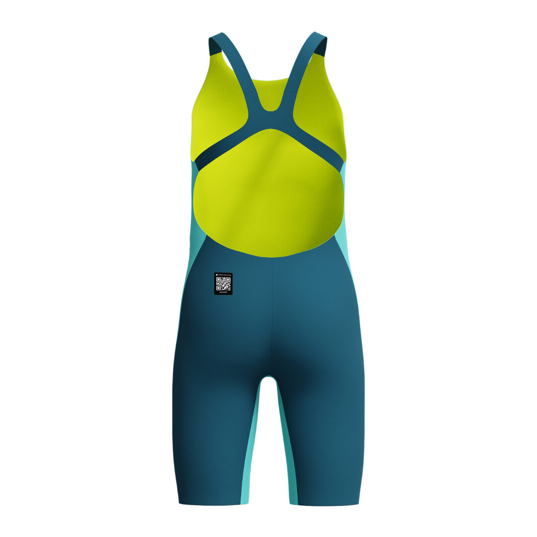 Speedo Mädchen Wettkampfanzug Fastskin Endurance+ Max Openback Kneeskin Mint