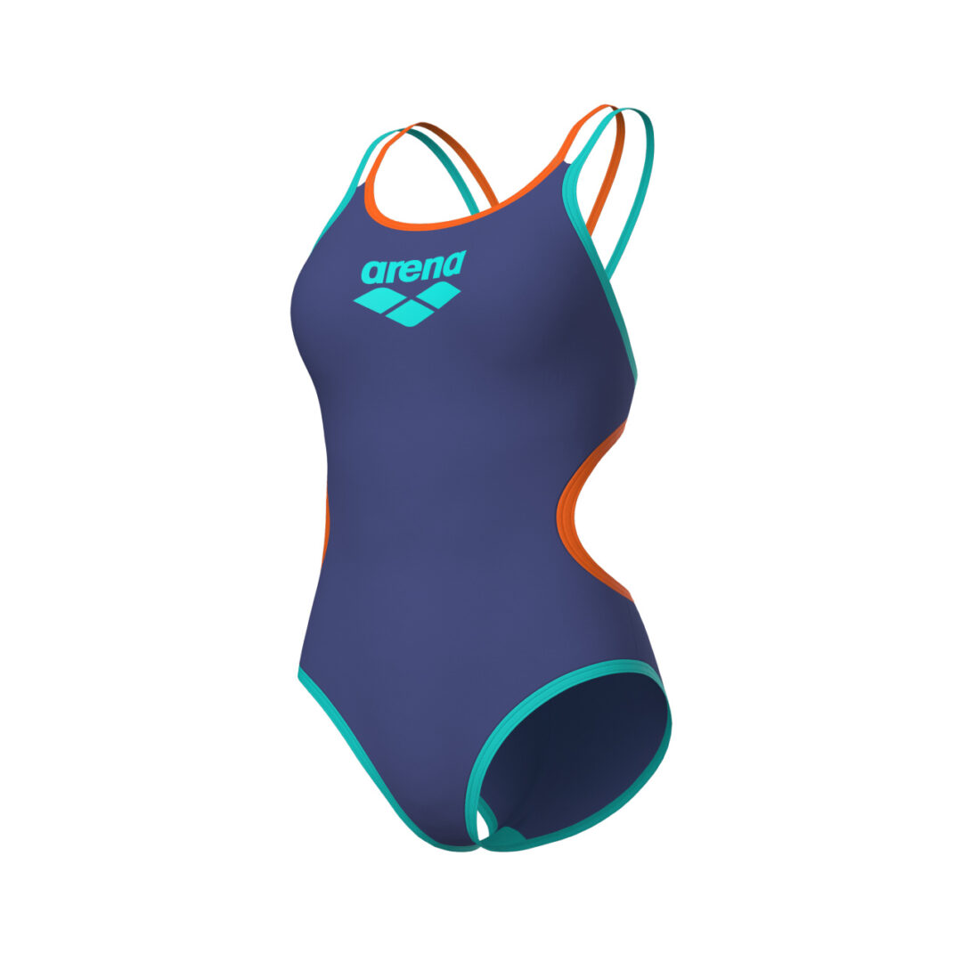 Arena Badpak One Double Cross Back Blauw