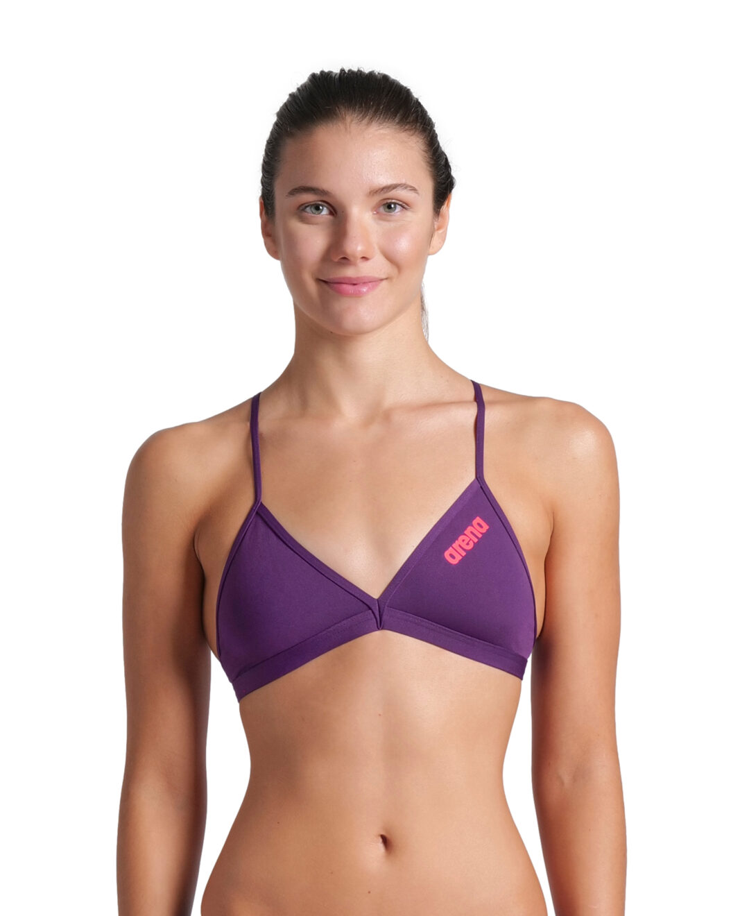 Arena Bikini Top Team Solid Lila