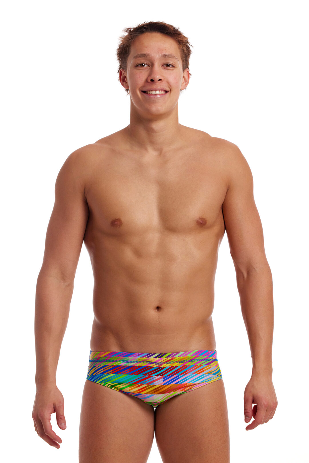Funky Trunks Badehose Slip Static Stack