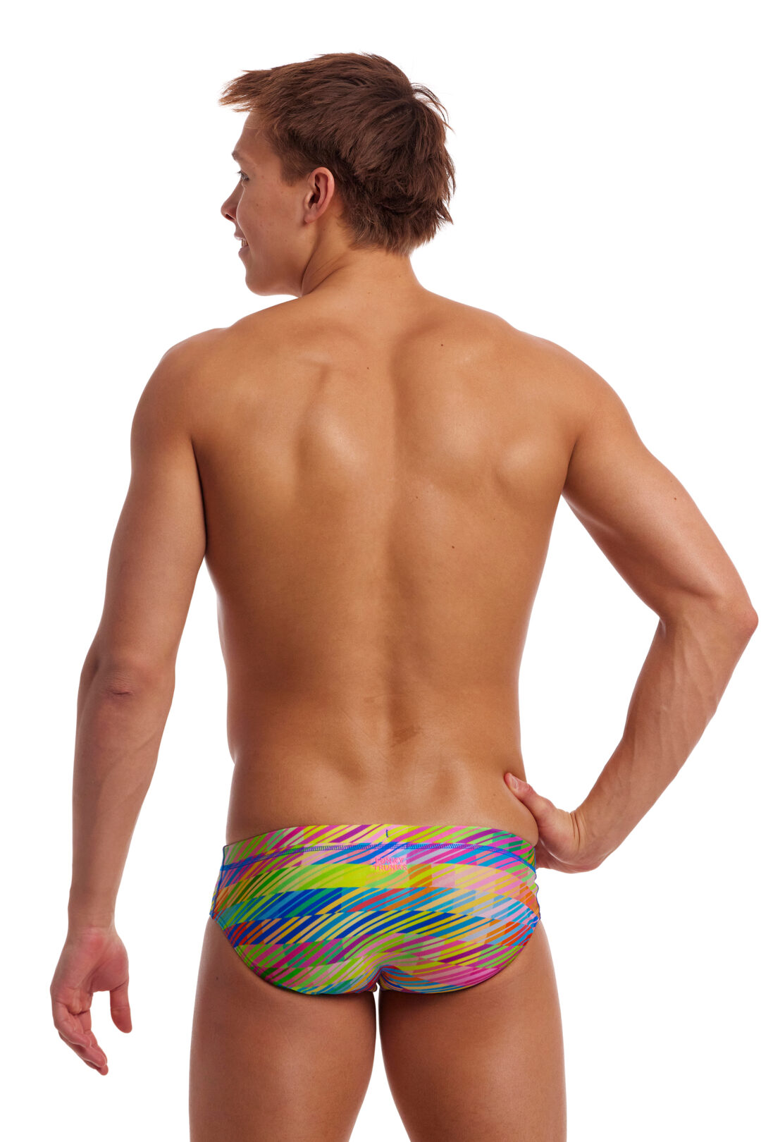 Funky Trunks Badehose Slip Static Stack