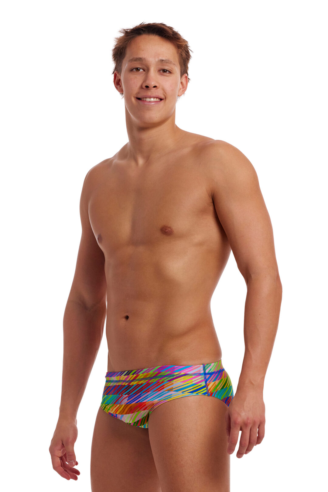 Funky Trunks Badehose Slip Static Stack