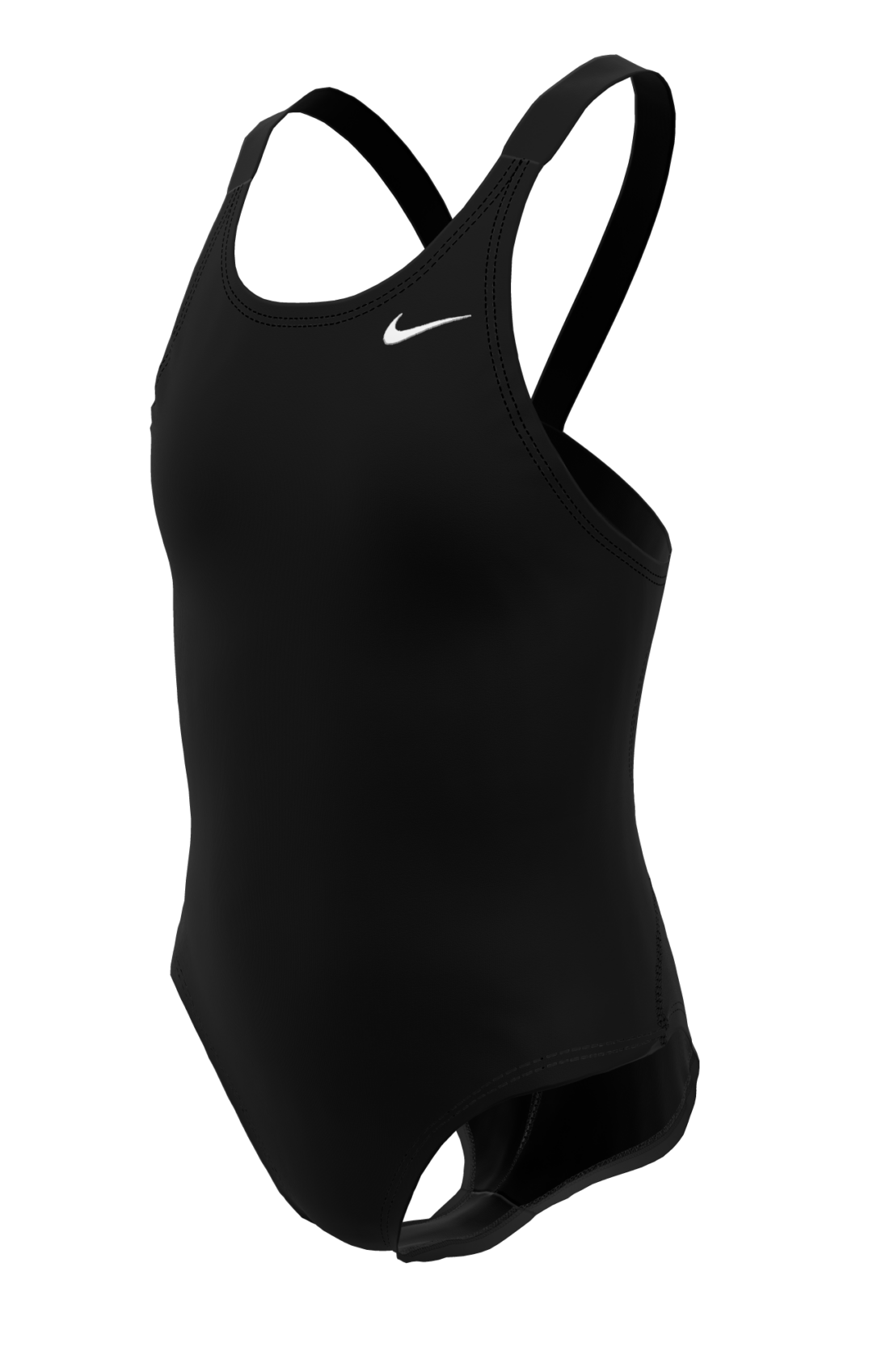 Nike Mädchen Badeanzug Hydrastrong Solid Fastback Schwarz