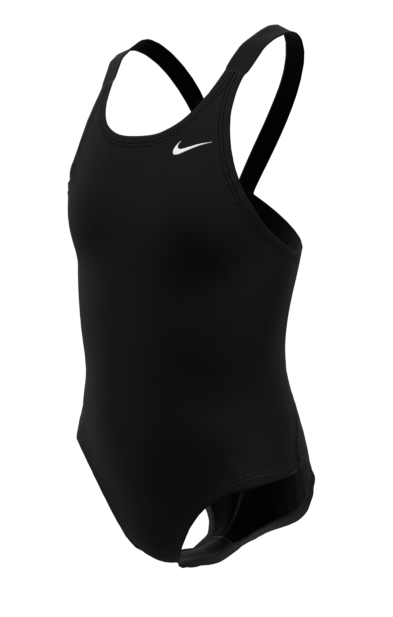 Nike Meisjes Badpak Hydrastrong Solid Fastback Zwart