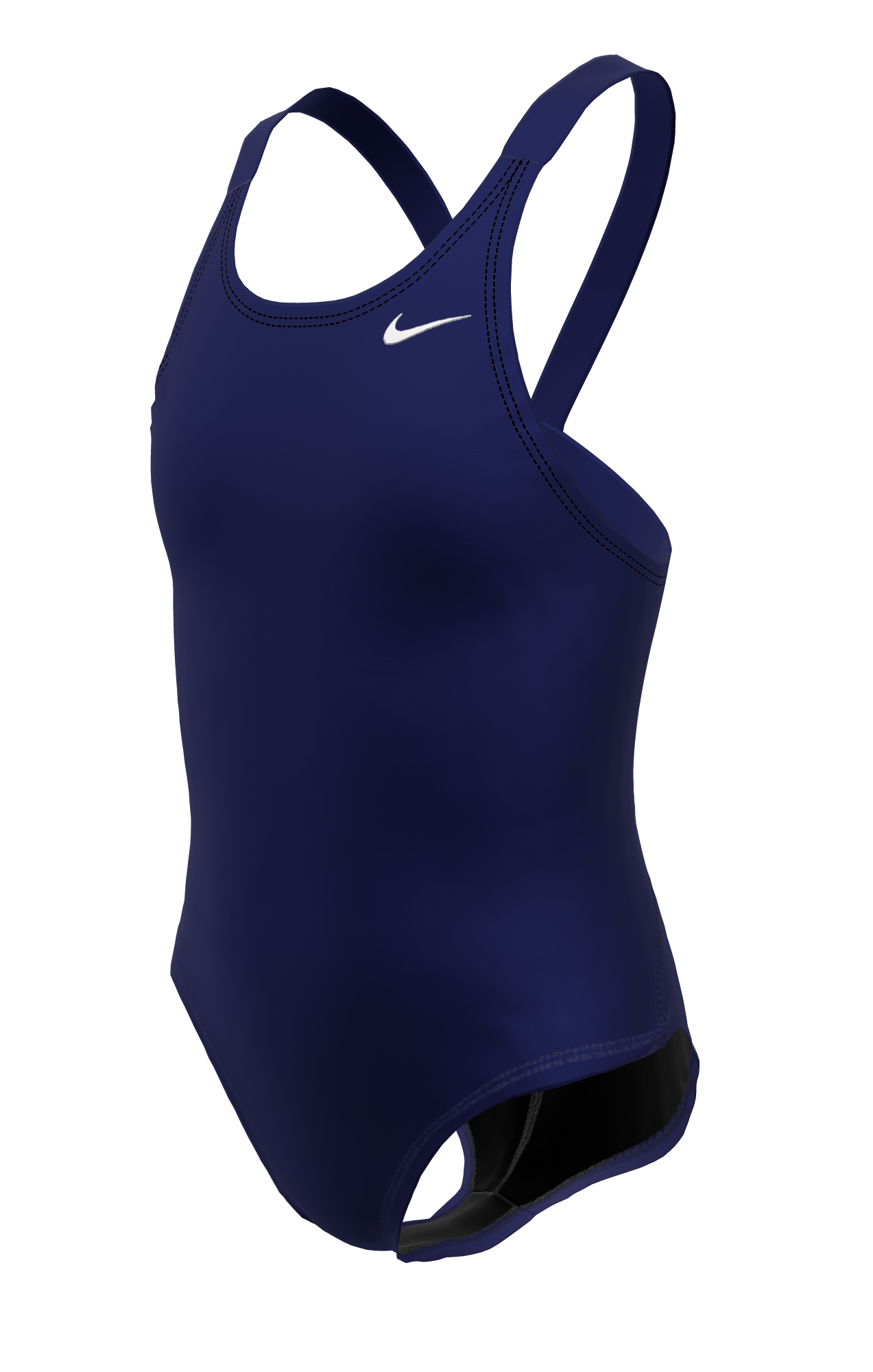 Nike Meisjes Badpak Hydrastrong Solid Fastback Navy