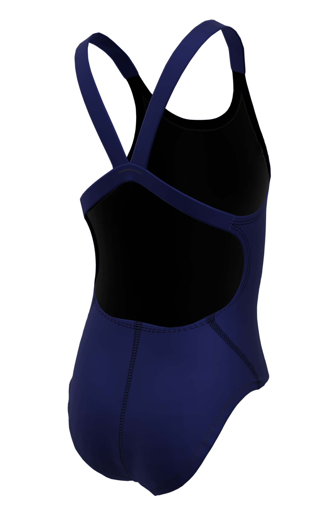 Nike Meisjes Badpak Hydrastrong Solid Fastback Navy