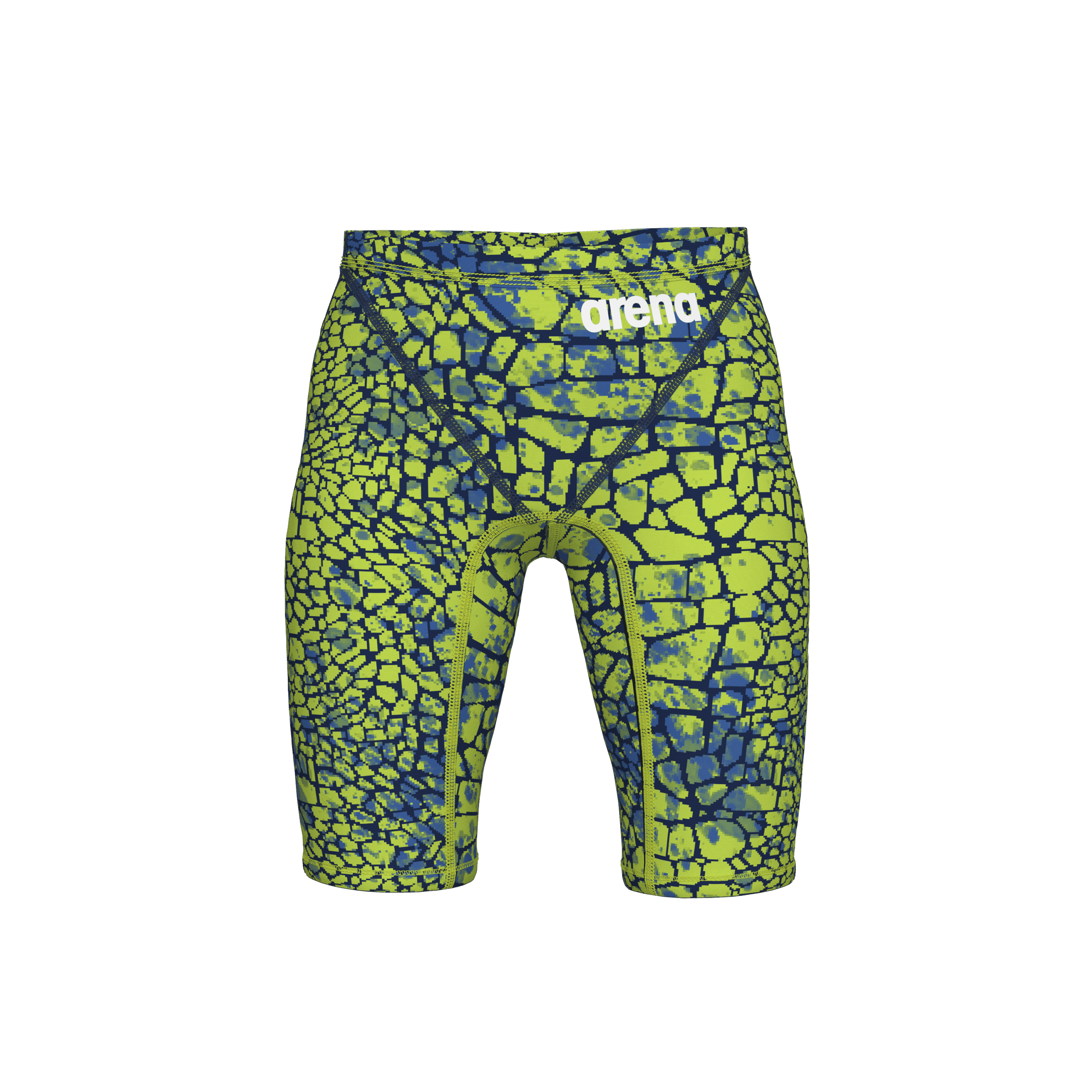 Arena Jongens Wedstrijdjammer Powerskin ST Next Snakeskin Groen