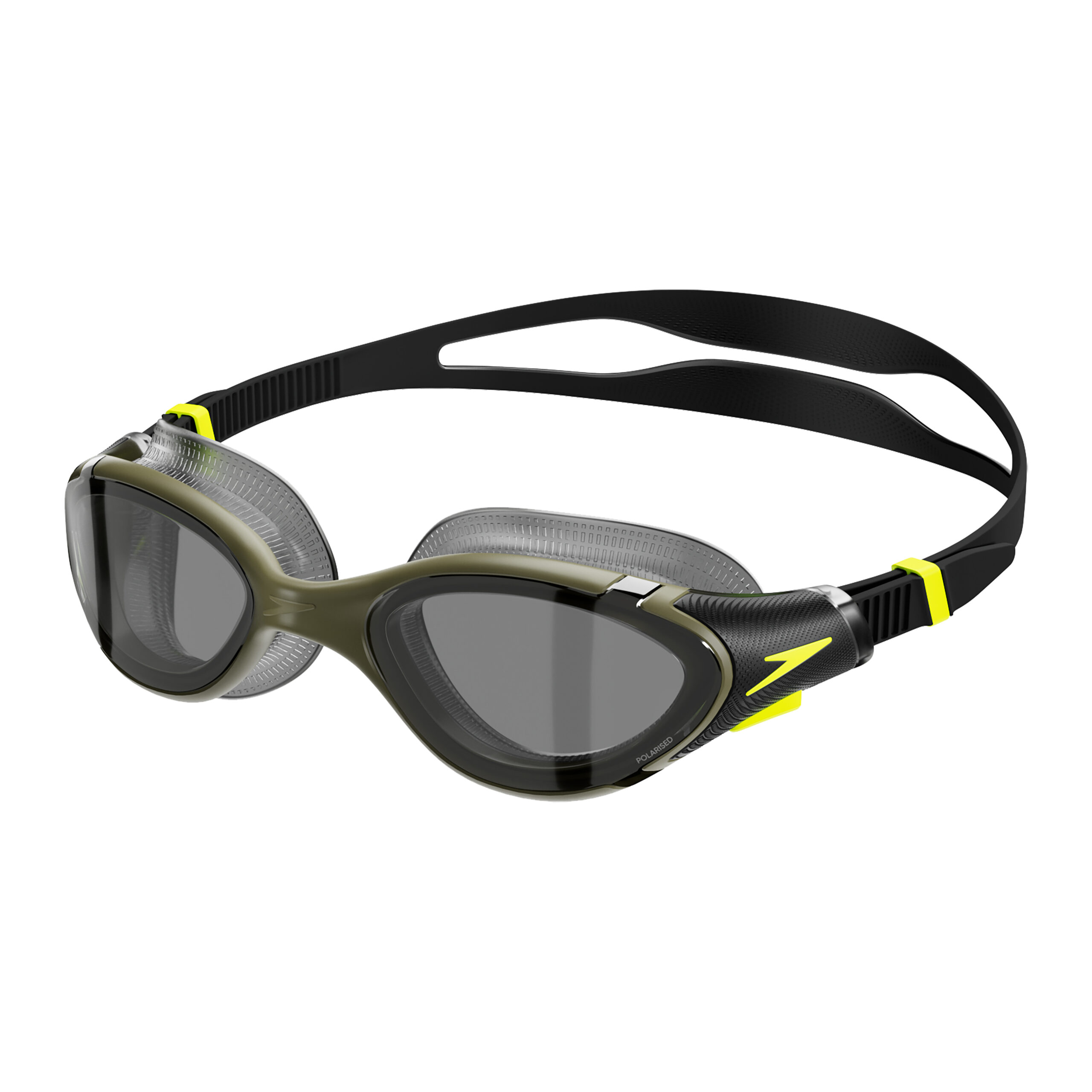 Speedo Zwembril Biofuse 2.0 Polarized Zwart/Groen