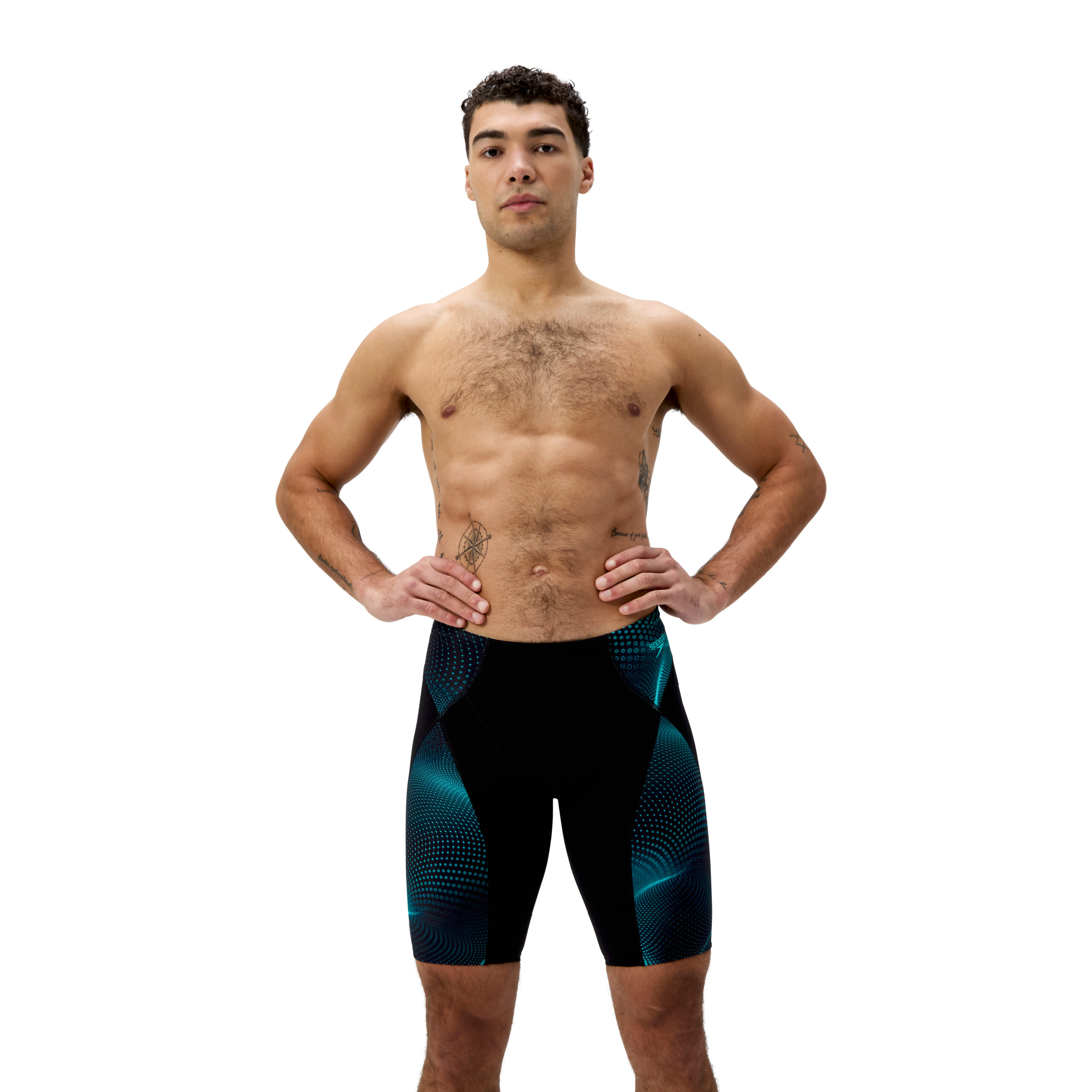 Speedo Kompressions Jammer Eco Endurance+ Blau/Grün