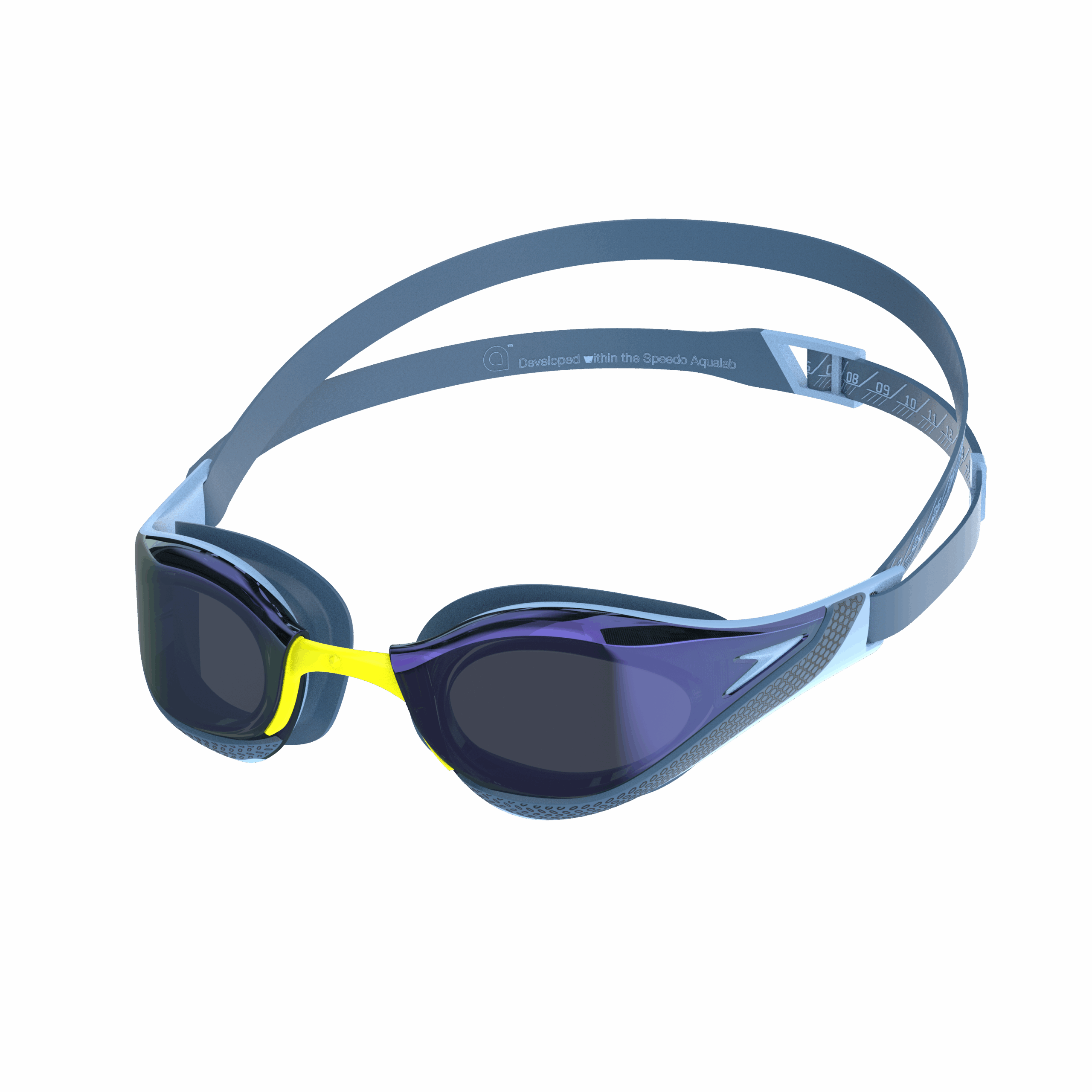 Speedo Schwimmbrille Fastskin Pure Focus Mirror Blau