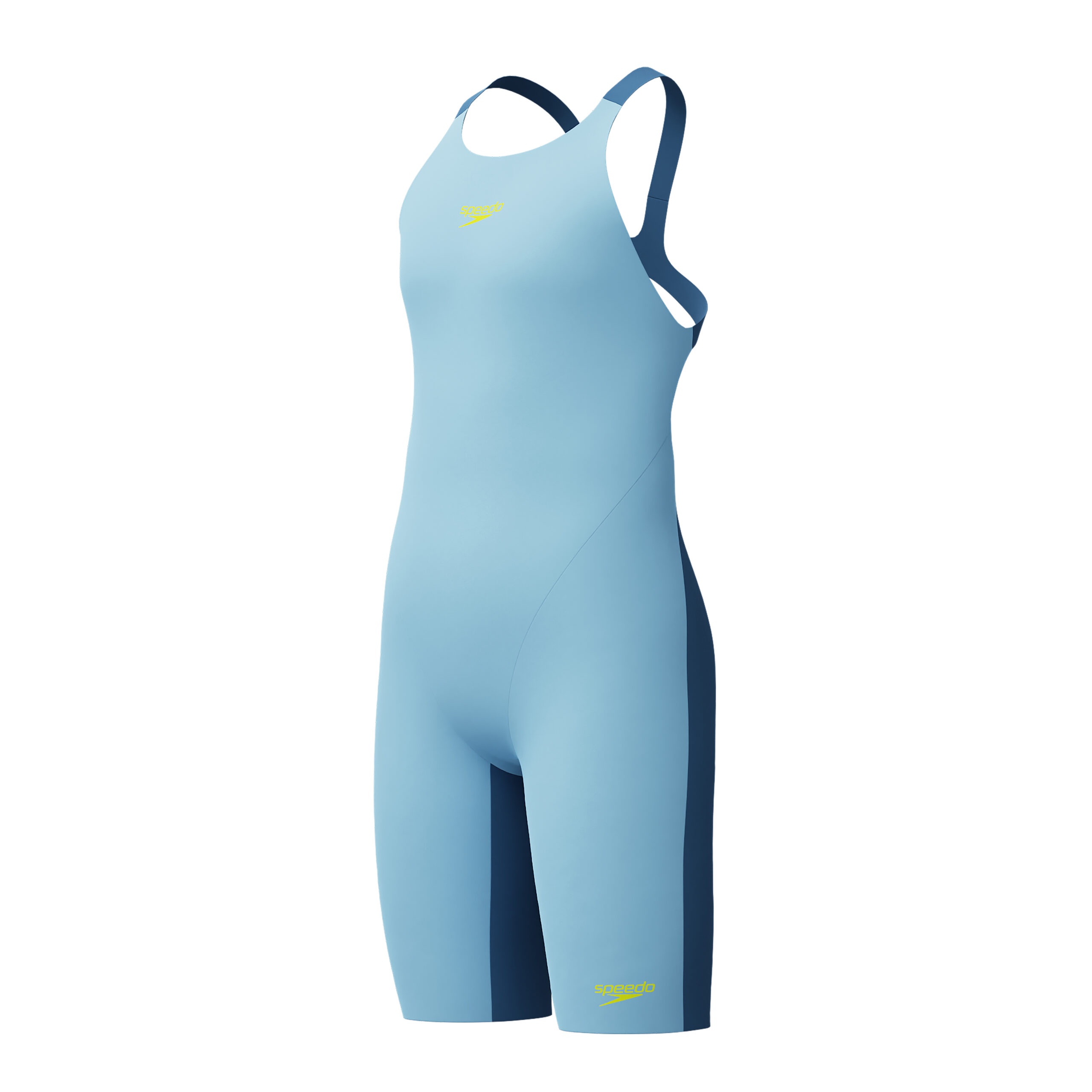 Speedo Meisjes Wedstrijdbadpak Eco Endurance+ Fastskin Open Rug Blauw
