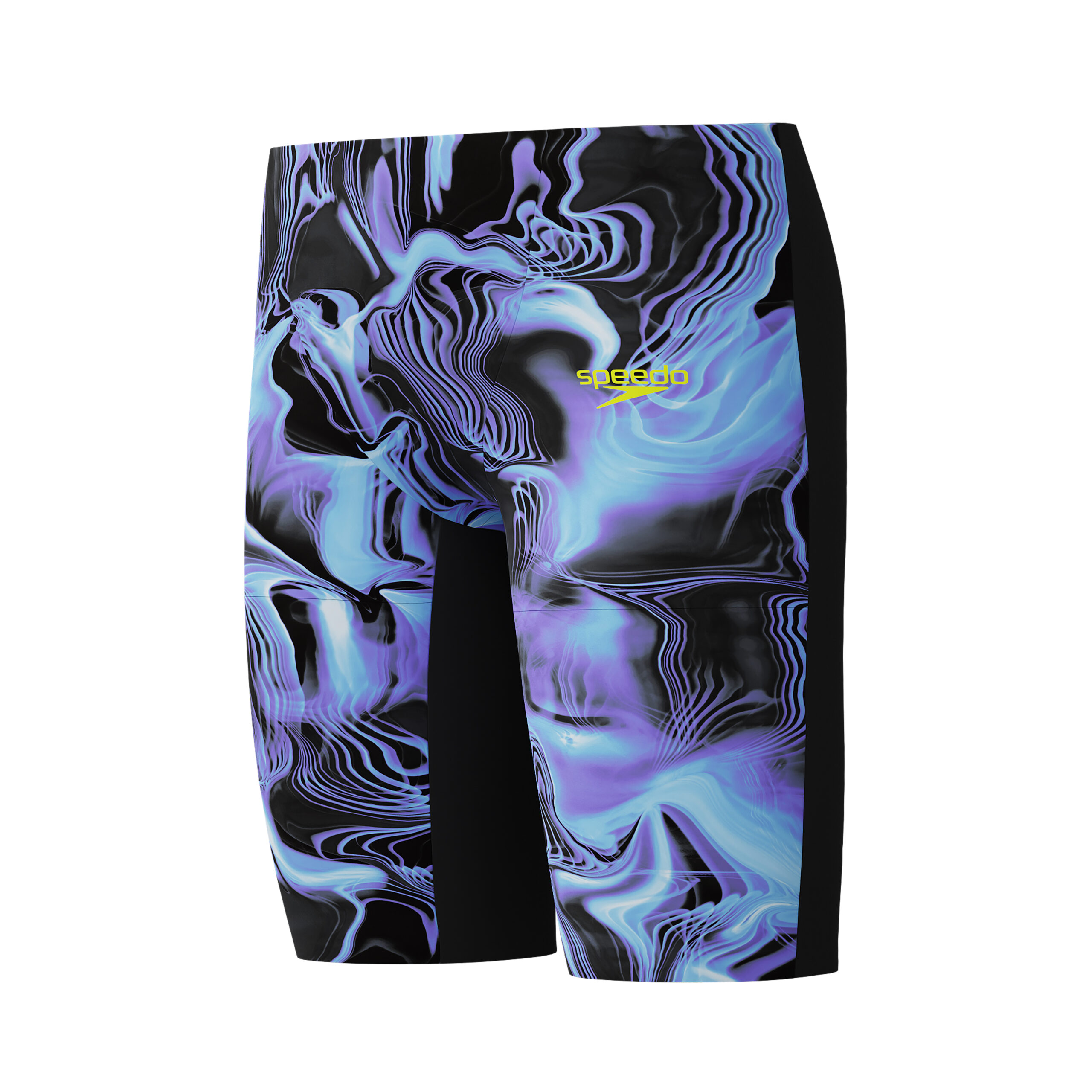 Speedo Jongens Wedstrijdjammer Eco Endurance+ Fastskin High Waist Zwart/Blauw